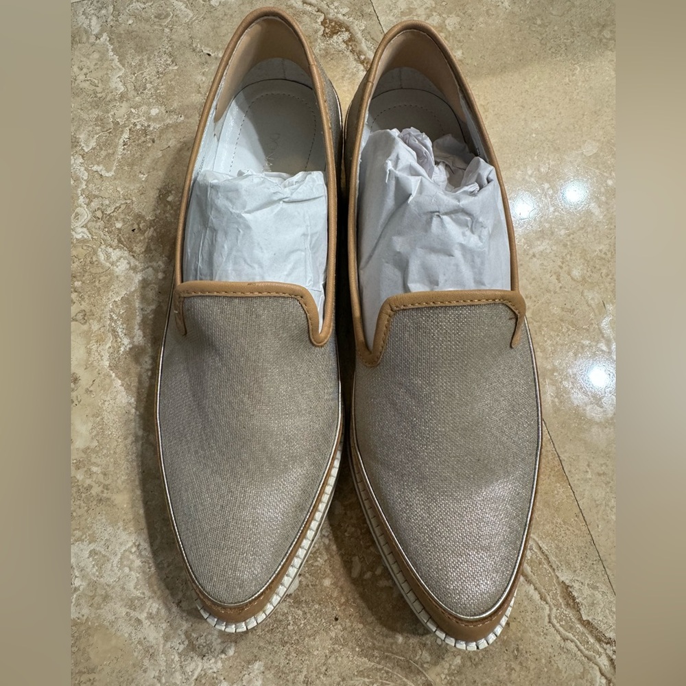 Donald J. Pliner Bray Slip On Wedge Loafer Size 6.5